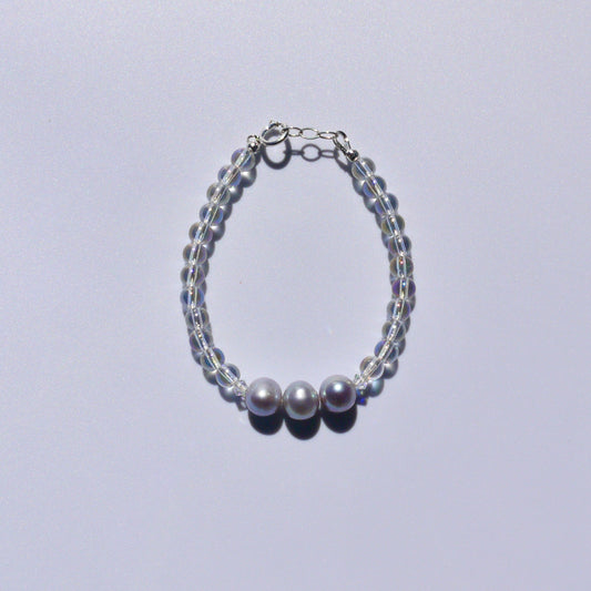 Affirmations Bracelet – Freshwater Pearl