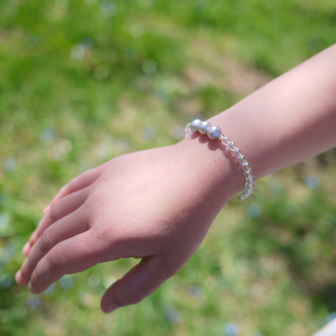 Affirmations Bracelet – Freshwater Pearl