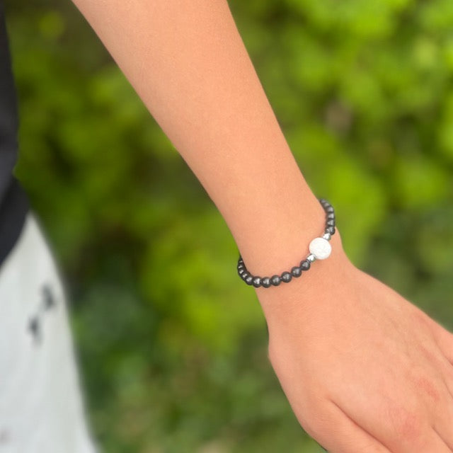 Scentimentals Bracelet – Shungite+Hematite