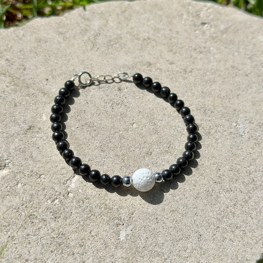 Scentimentals Bracelet – Shungite+Hematite