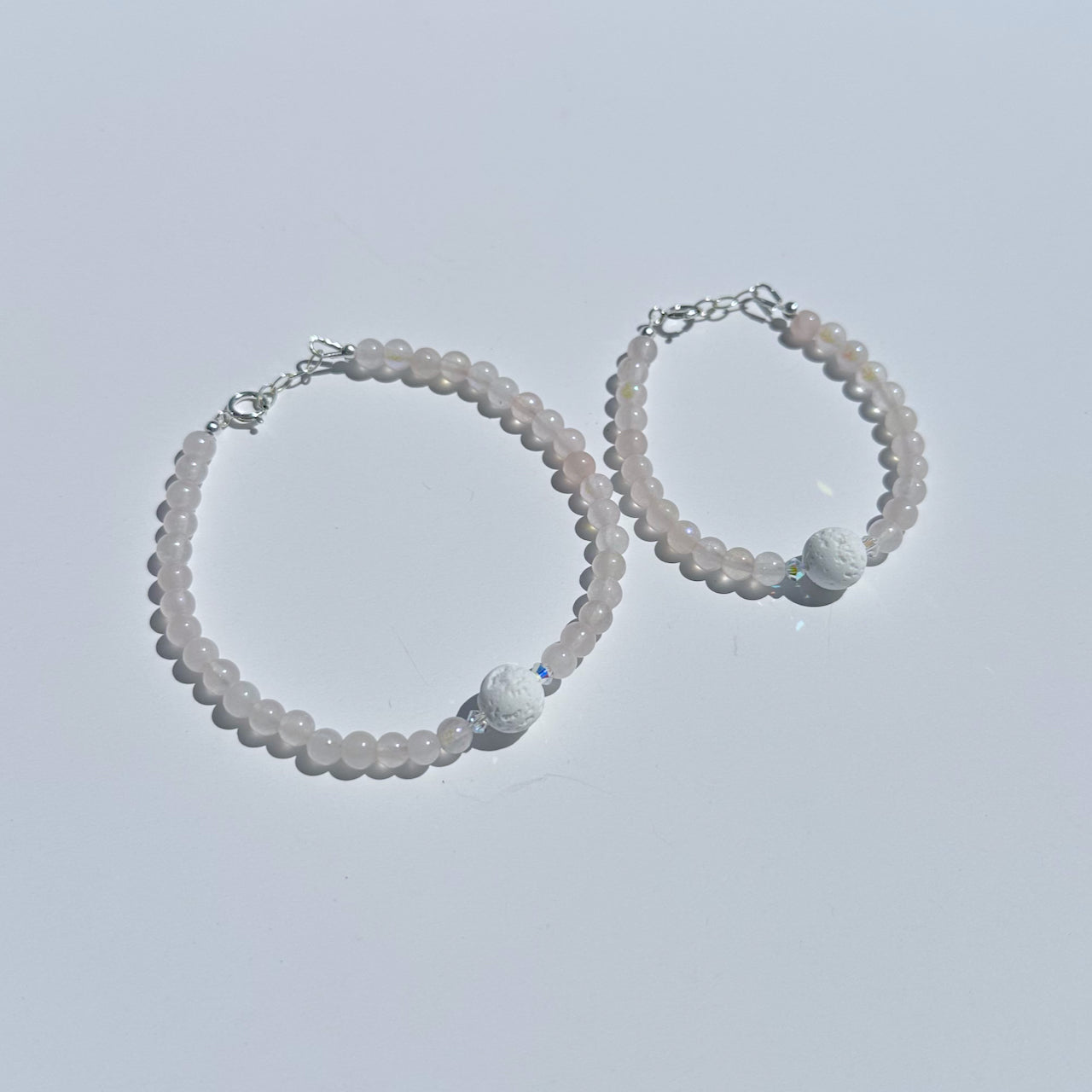 You + Me Scentimentals Bracelet Set – Rose Quartz