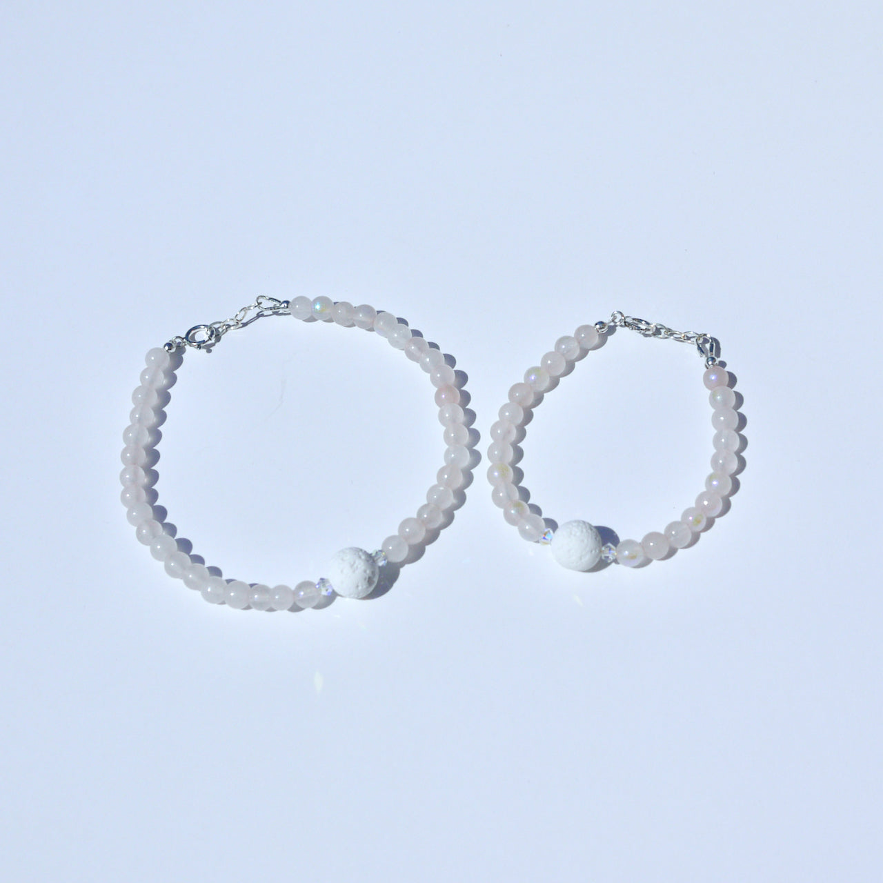You + Me Scentimentals Bracelet Set – Rose Quartz