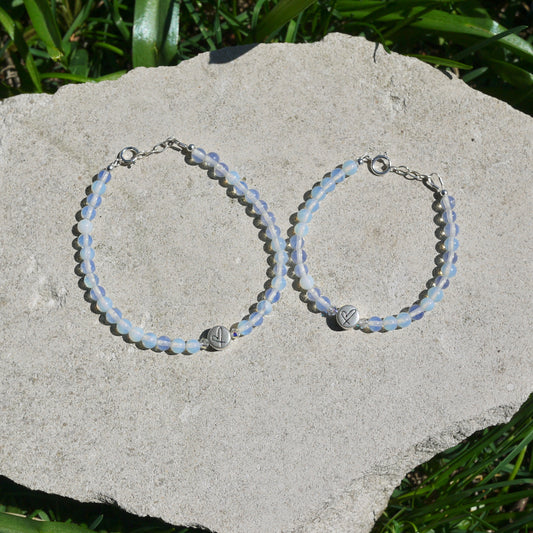 You + Me Pocket Hug Bracelet Set – Angel Aura Quartz